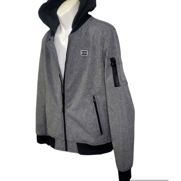 Levi's Men's Hooded Water Resistant Softshell Bomber Jacket size M - Picture 2 of 7
